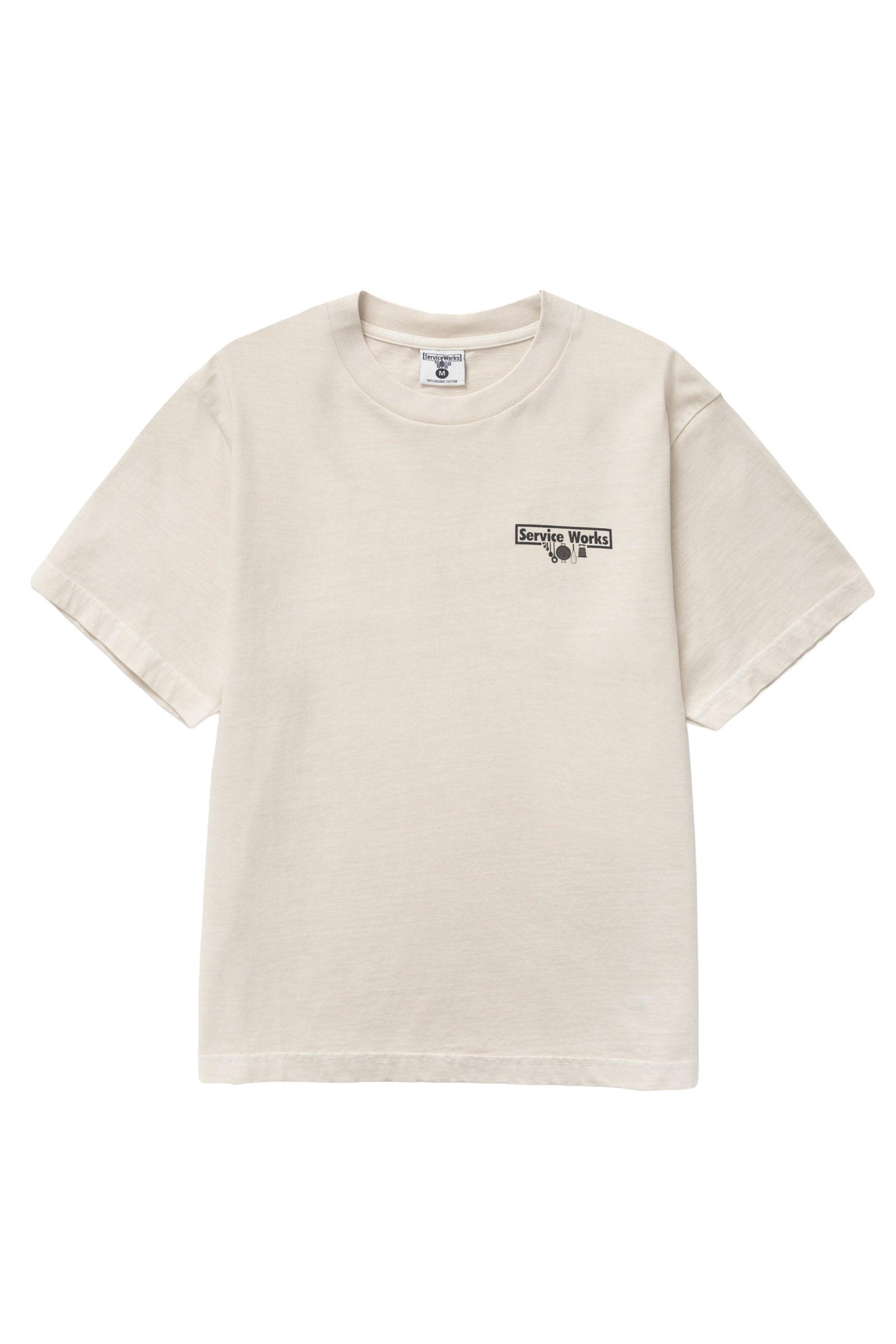 Service Works Pigment Dyed Trademark Tee - Natural