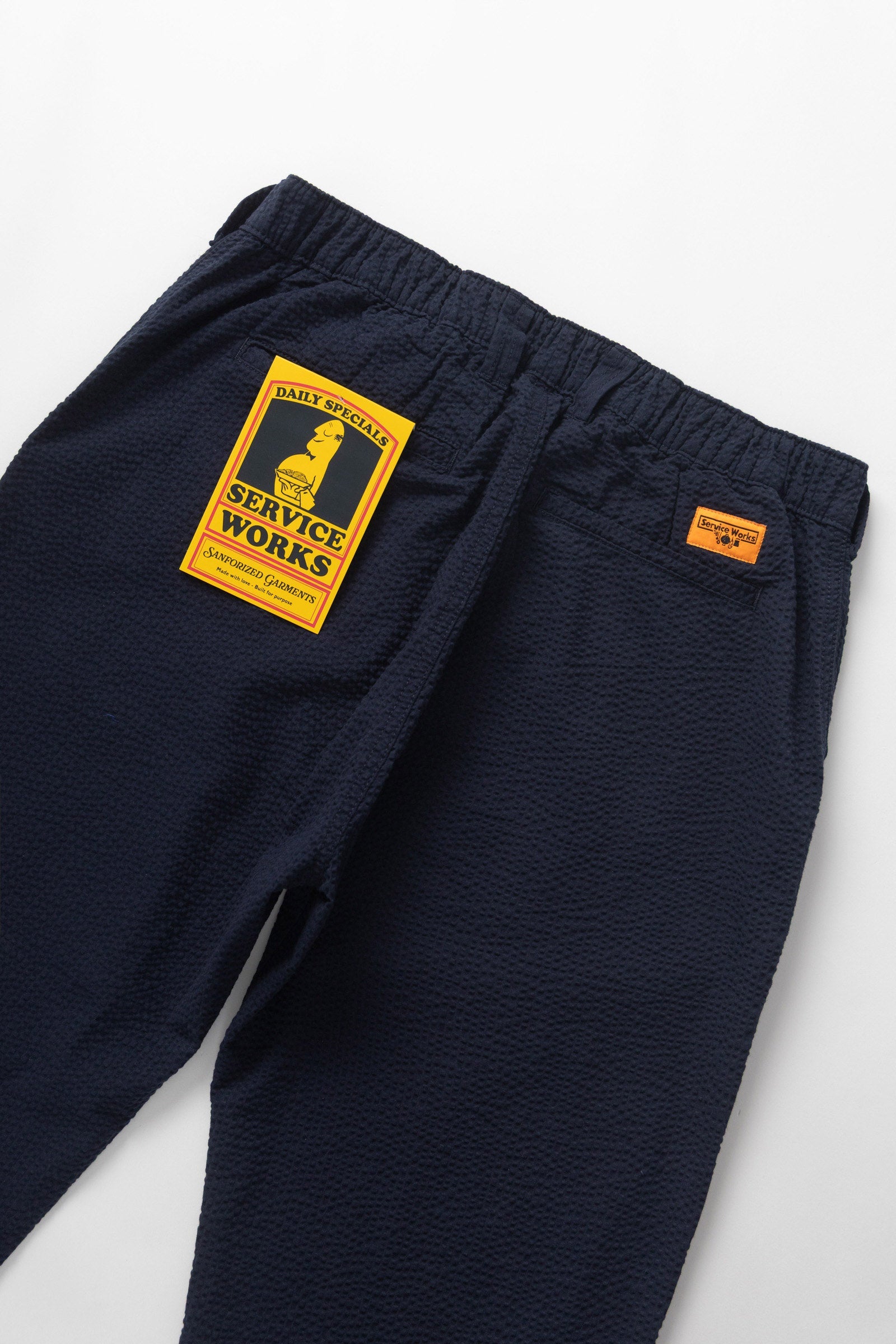 Service Works Seersucker Waiter Pants - Dark Navy