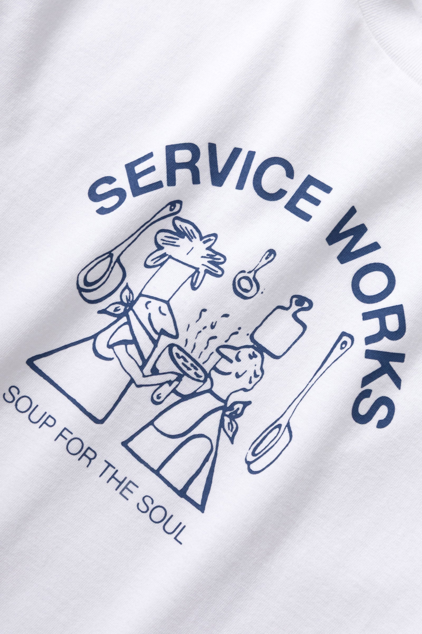Service Works Soup For The Soul Tee - White