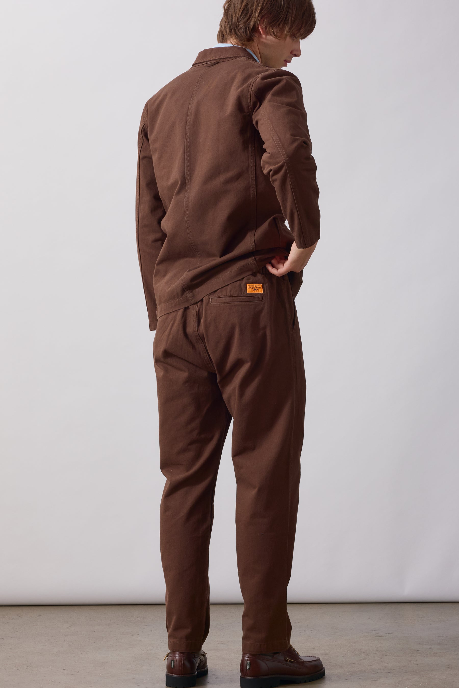 Service Works Twill Waiter Pants - Brown