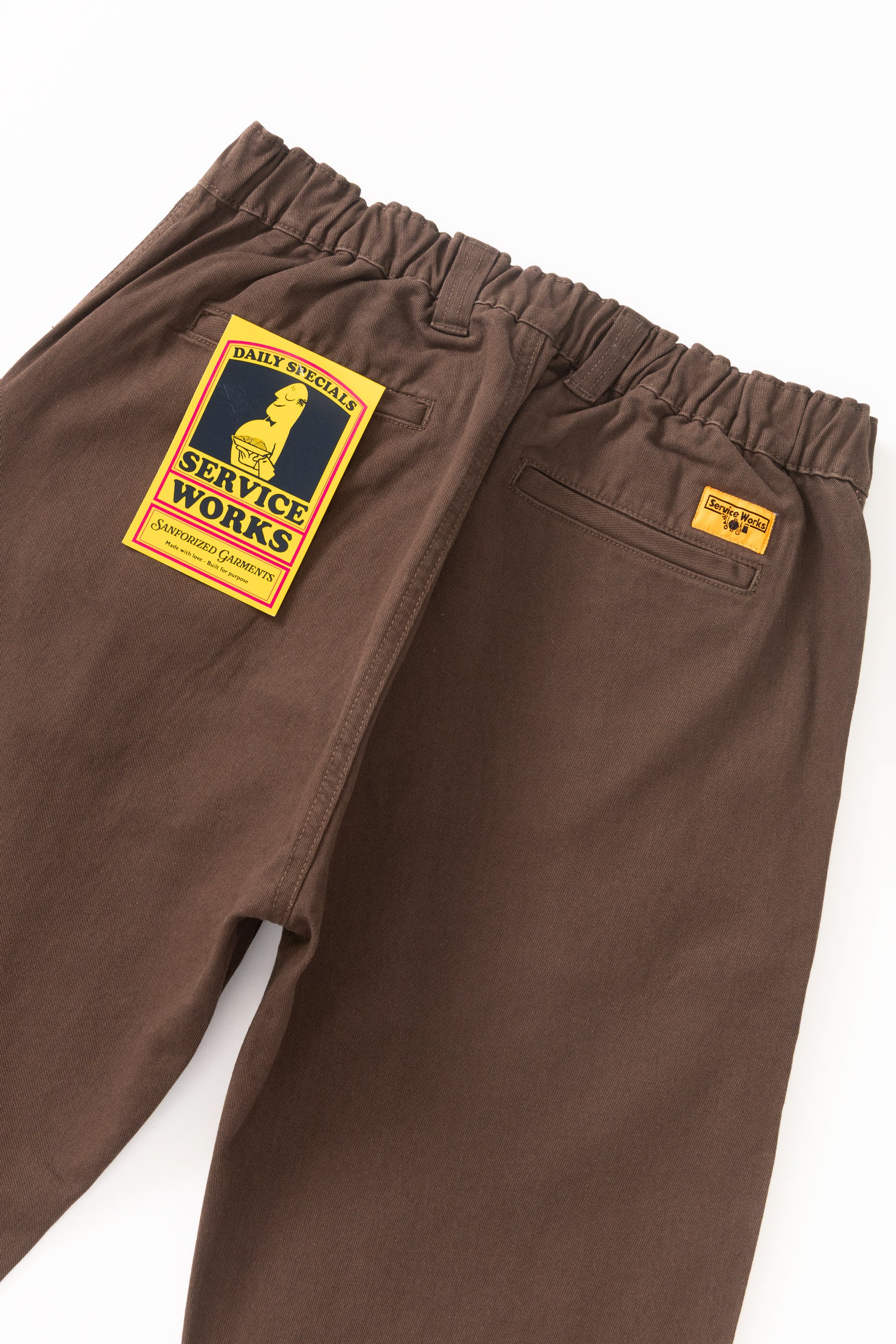 Service Works Twill Waiter Pants - Brown