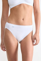 Sloggi Womens Basic Tai Brief 3 Pack - White