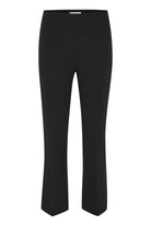 Soaked in Luxury Bea Kaylee Kick Flare Trousers - Black
