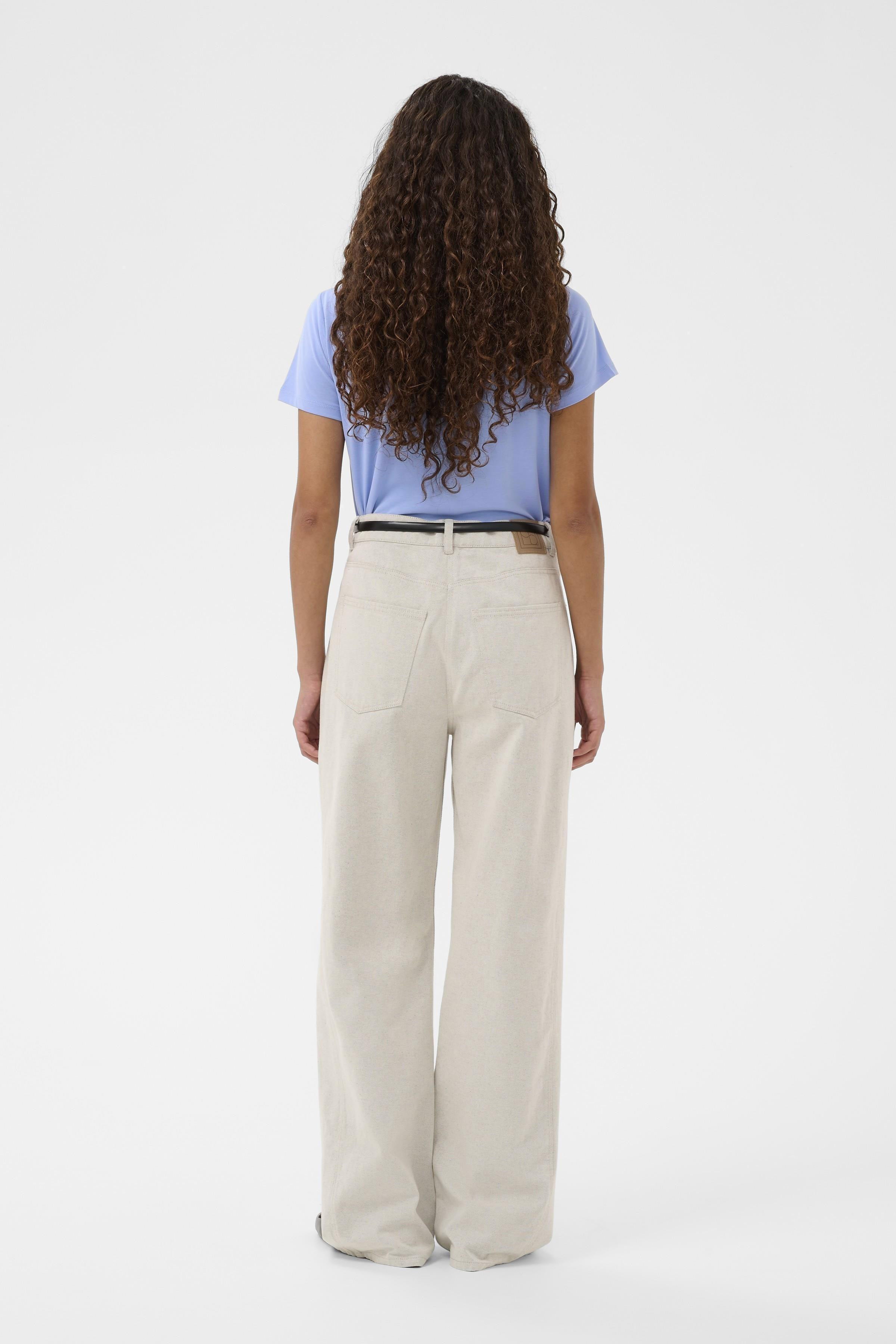 Soaked in Luxury Columbine Modal Blend V-Neck T-Shirt - Hydrangea