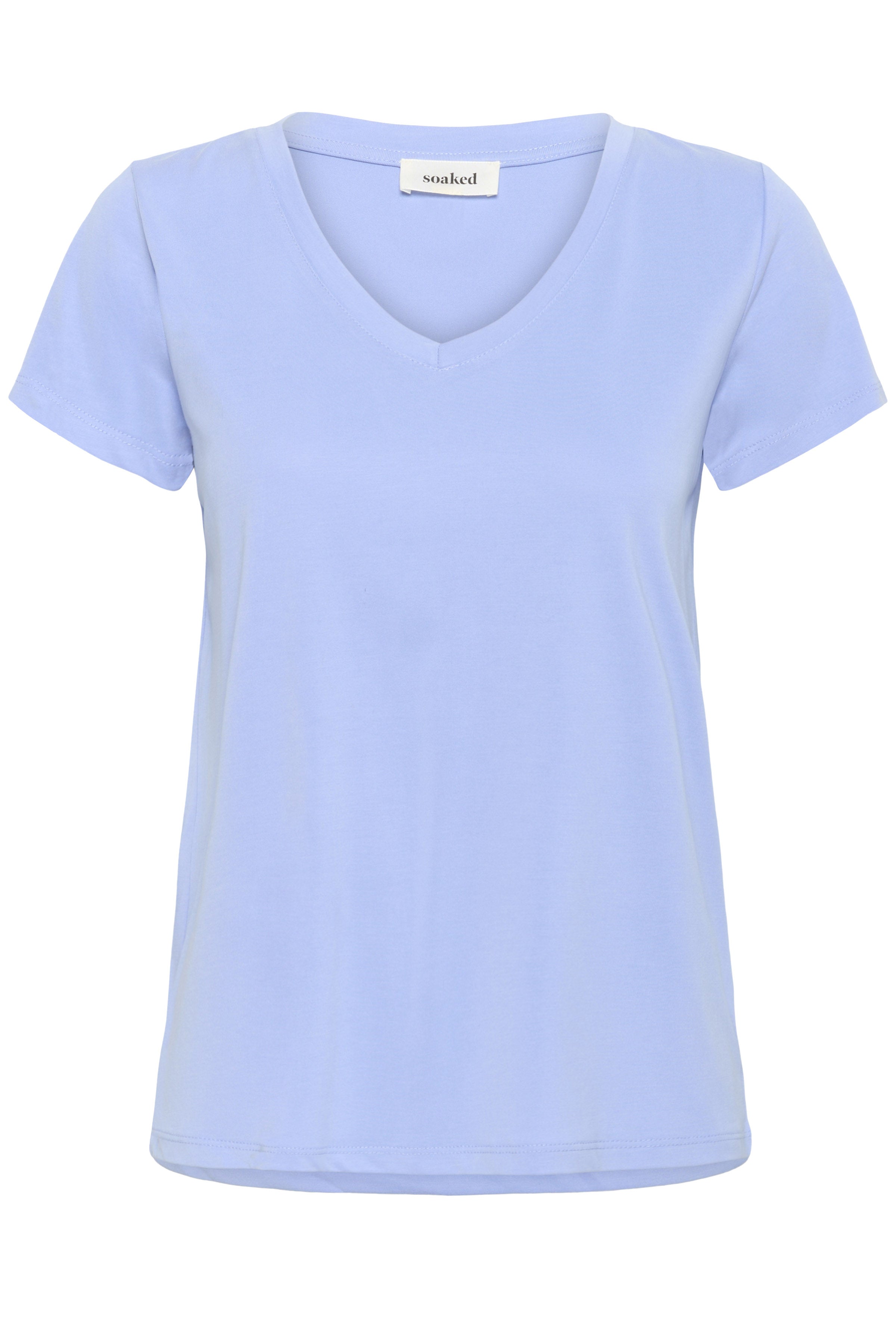 Soaked in Luxury Columbine Modal Blend V-Neck T-Shirt - Hydrangea