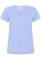 Soaked in Luxury Columbine Modal Blend V-Neck T-Shirt - Hydrangea