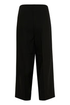 Soaked in Luxury Corinne Wide Cropped Trousers - Black
