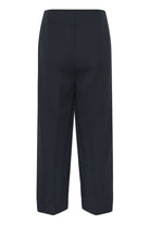 Soaked in Luxury Corinne Wide Cropped Trousers - Salute Melange