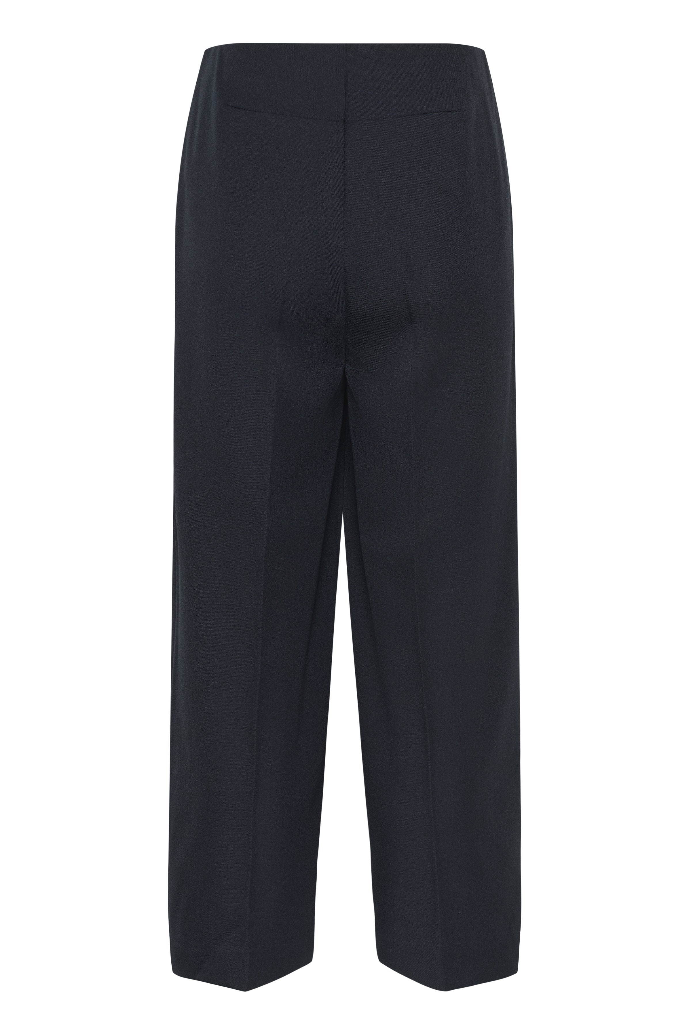 Soaked in Luxury Corinne Wide Cropped Trousers - Salute Melange