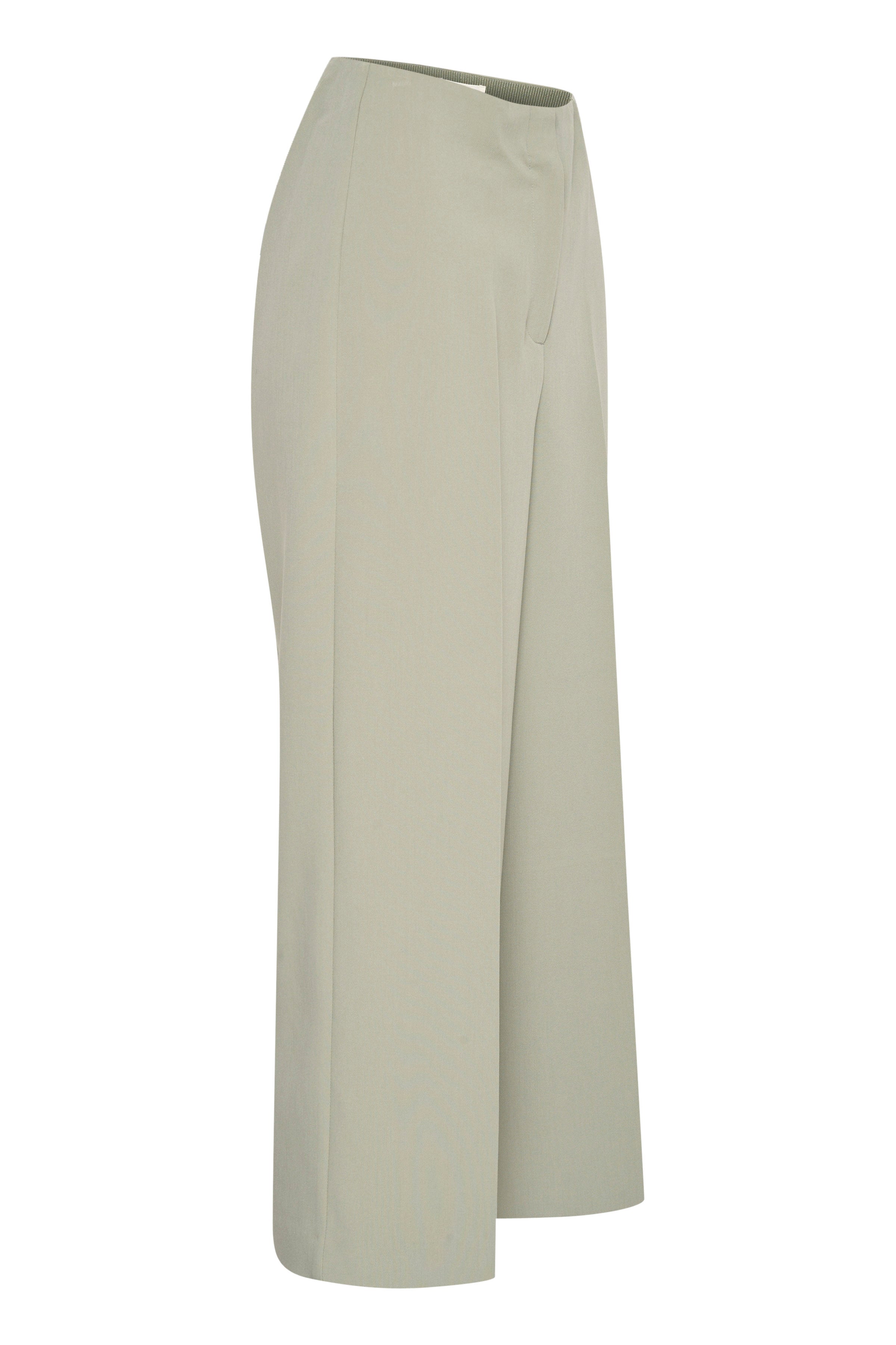 Soaked in Luxury Corinne Wide Cropped Trousers - Shadow