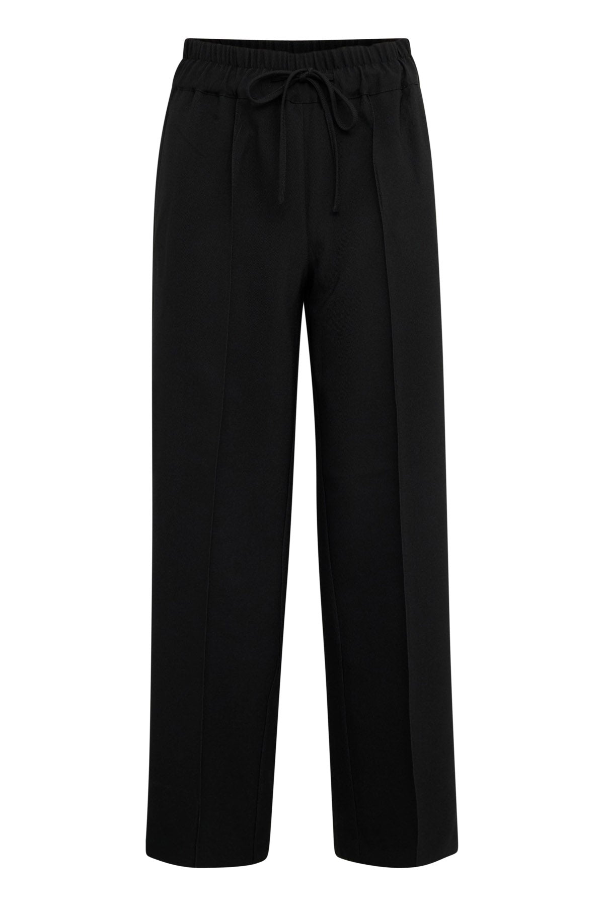 Soaked in Luxury Eureka Elasticated Waist Trousers - Black