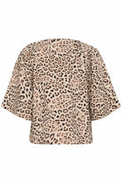 Soaked in Luxury Jalina Blouse - Leopard Print