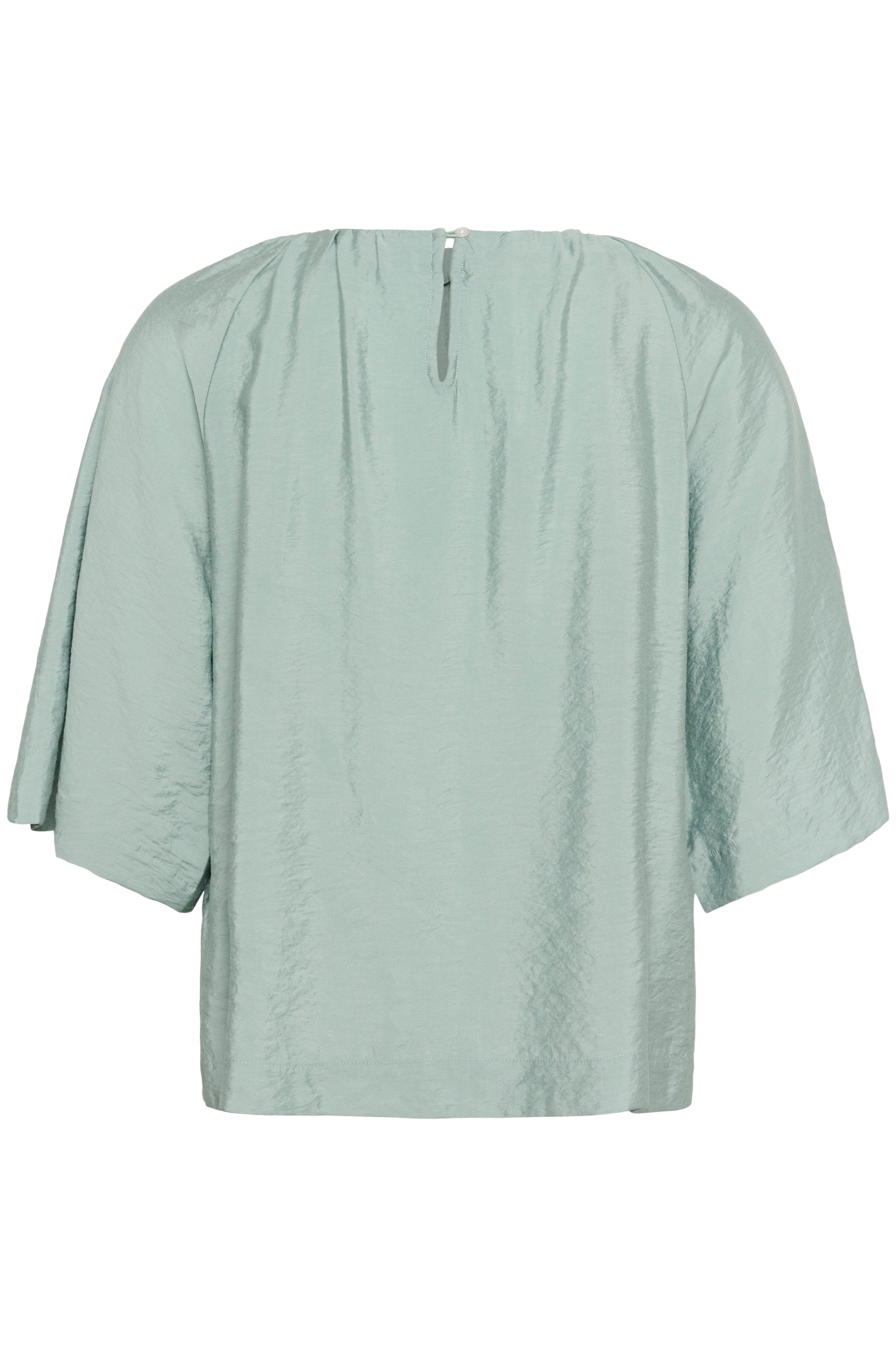 Soaked in Luxury Leodora Top - Silver Blue