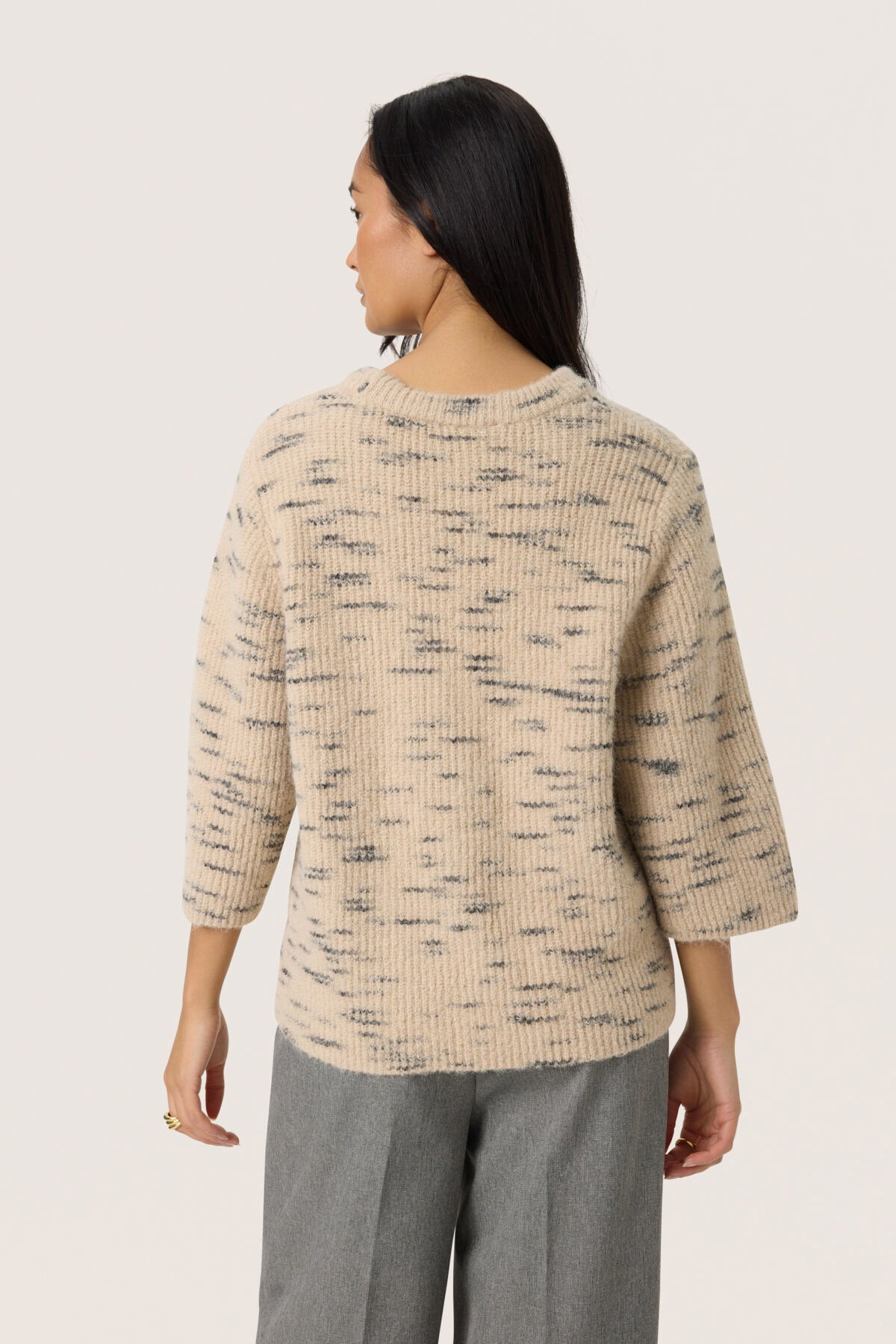 Soaked in Luxury Liora Wool Blend Jumper - Doeskin
