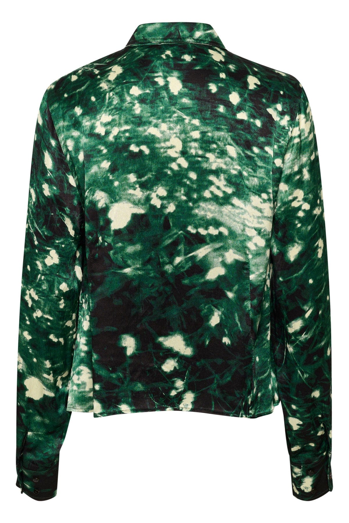 Soaked in Luxury Miria Printed Shirt - Rain Forest Splash Print
