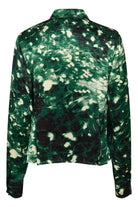 Soaked in Luxury Miria Printed Shirt - Rain Forest Splash Print
