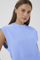 Soaked in Luxury Nerea Knitted Sleeveless Jumper - Hydrangea