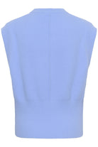Soaked in Luxury Nerea Knitted Sleeveless Jumper - Hydrangea