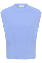Soaked in Luxury Nerea Knitted Sleeveless Jumper - Hydrangea