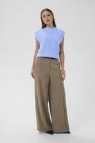 Soaked in Luxury Nerea Knitted Sleeveless Jumper - Hydrangea