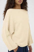 Soaked in Luxury Nerea Slash Neck Jumper - Turtledove