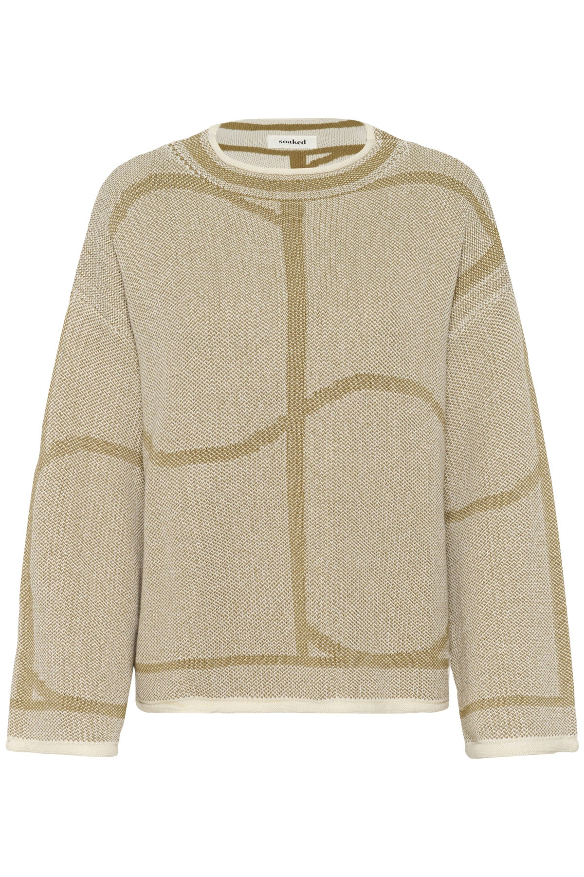 Soaked in Luxury Rava Knit Jumper - Dull Gold