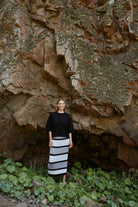 Soaked in Luxury Rava Pointelle Knit Short Sleeve Jumper - Black