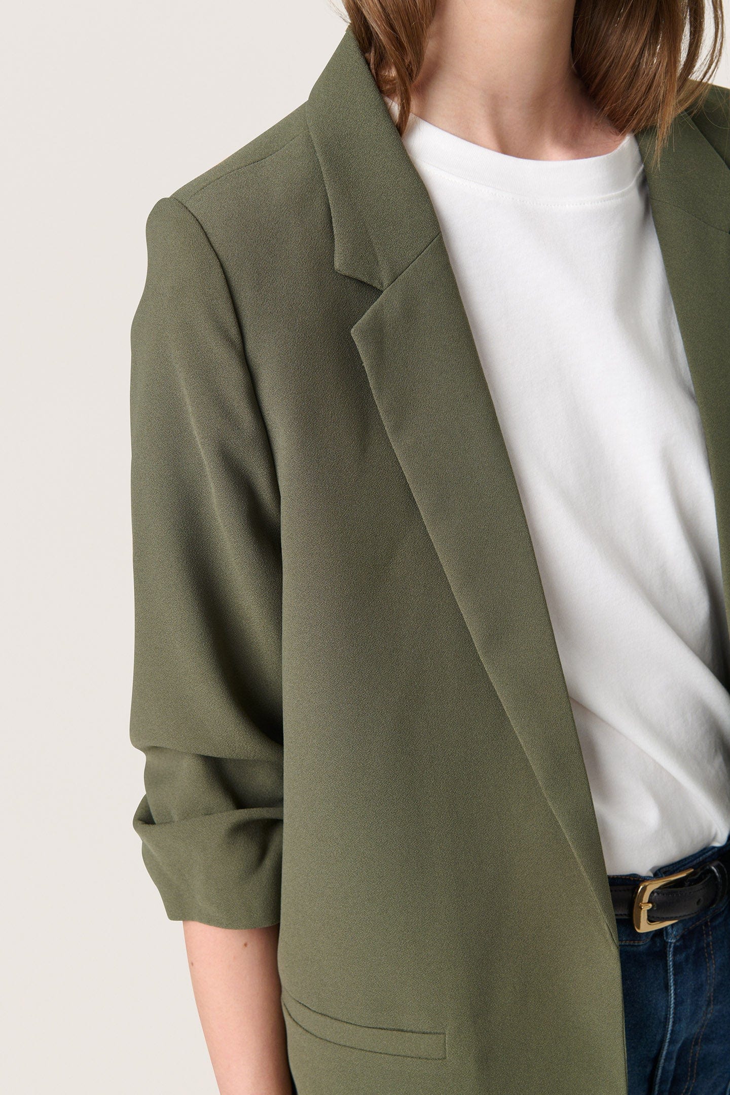 Soaked in Luxury Shirley Blazer - Grape Leaf