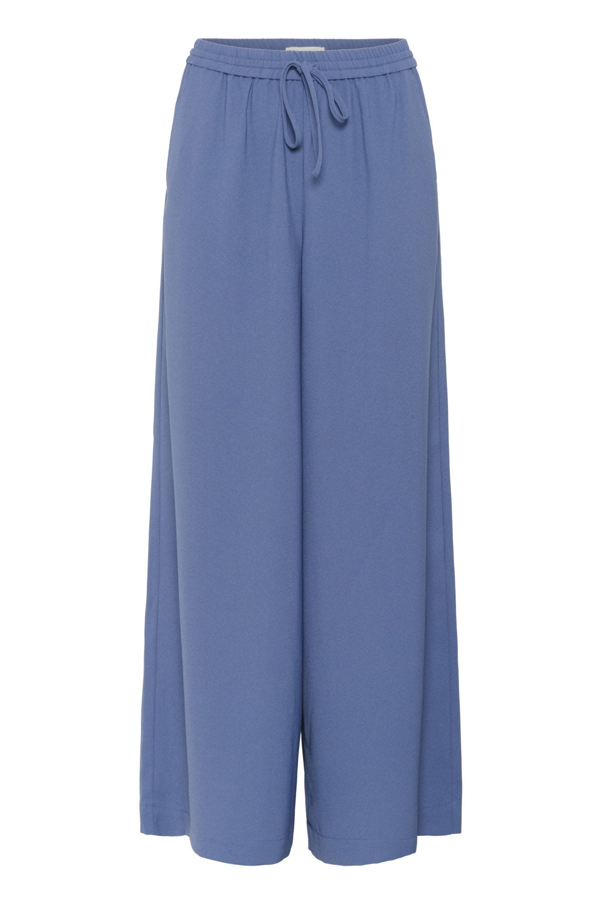 Soaked in Luxury Shirley Wide Leg Trousers - Bijou Blue