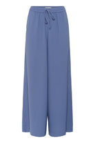 Soaked in Luxury Shirley Wide Leg Trousers - Bijou Blue