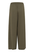 Soaked in Luxury Shirley Wide Leg Trousers - Grape Leaf