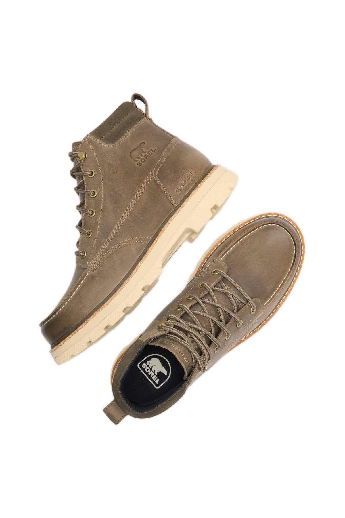 Sorel Lark-47 Waterproof Boots - Wet Sand/Major