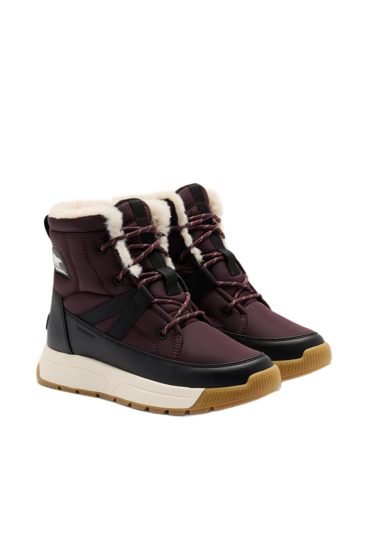 Sorel Whitney III Waterproof Winter Boots - Red Lodge/Black