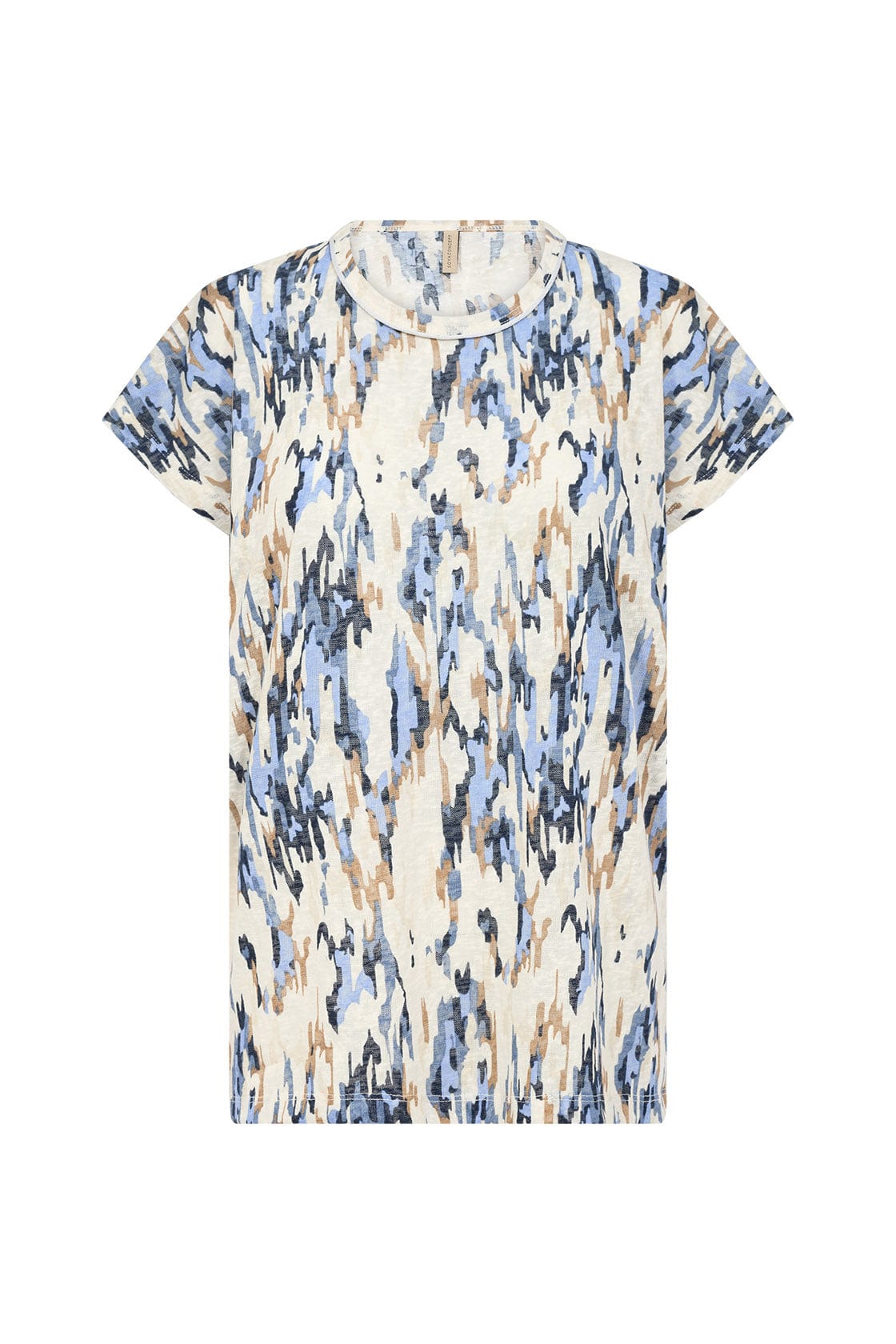Soya Concept Aretha T-Shirt - Air Blue Combi