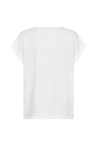 Soya Concept Babette Button-Detail T-Shirt - White