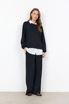 Soya Concept Banu 2 in 1 Sweatshirt - Black