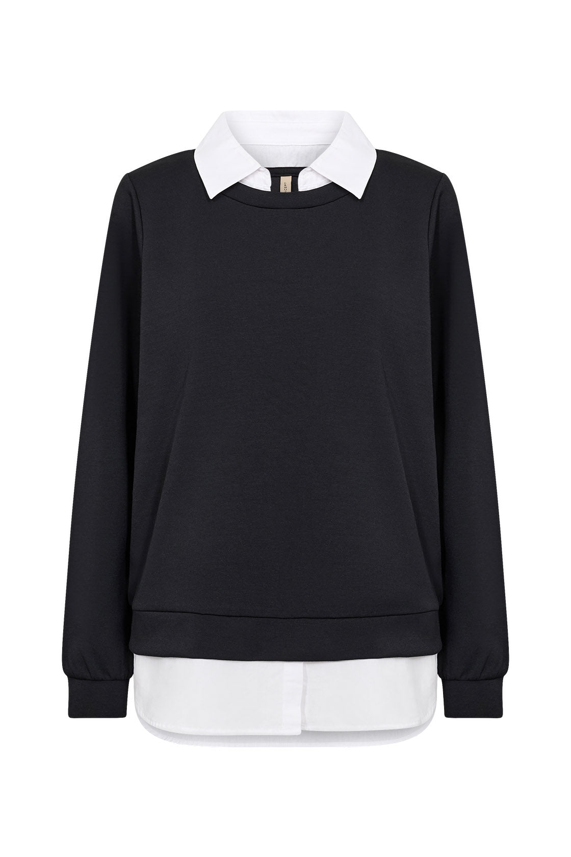 Soya Concept Banu 2 in 1 Sweatshirt - Black