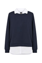 Soya Concept Banu 2 in 1 Sweatshirt - Navy