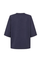 Soya Concept Banu Drop Shoulder T-Shirt - Navy