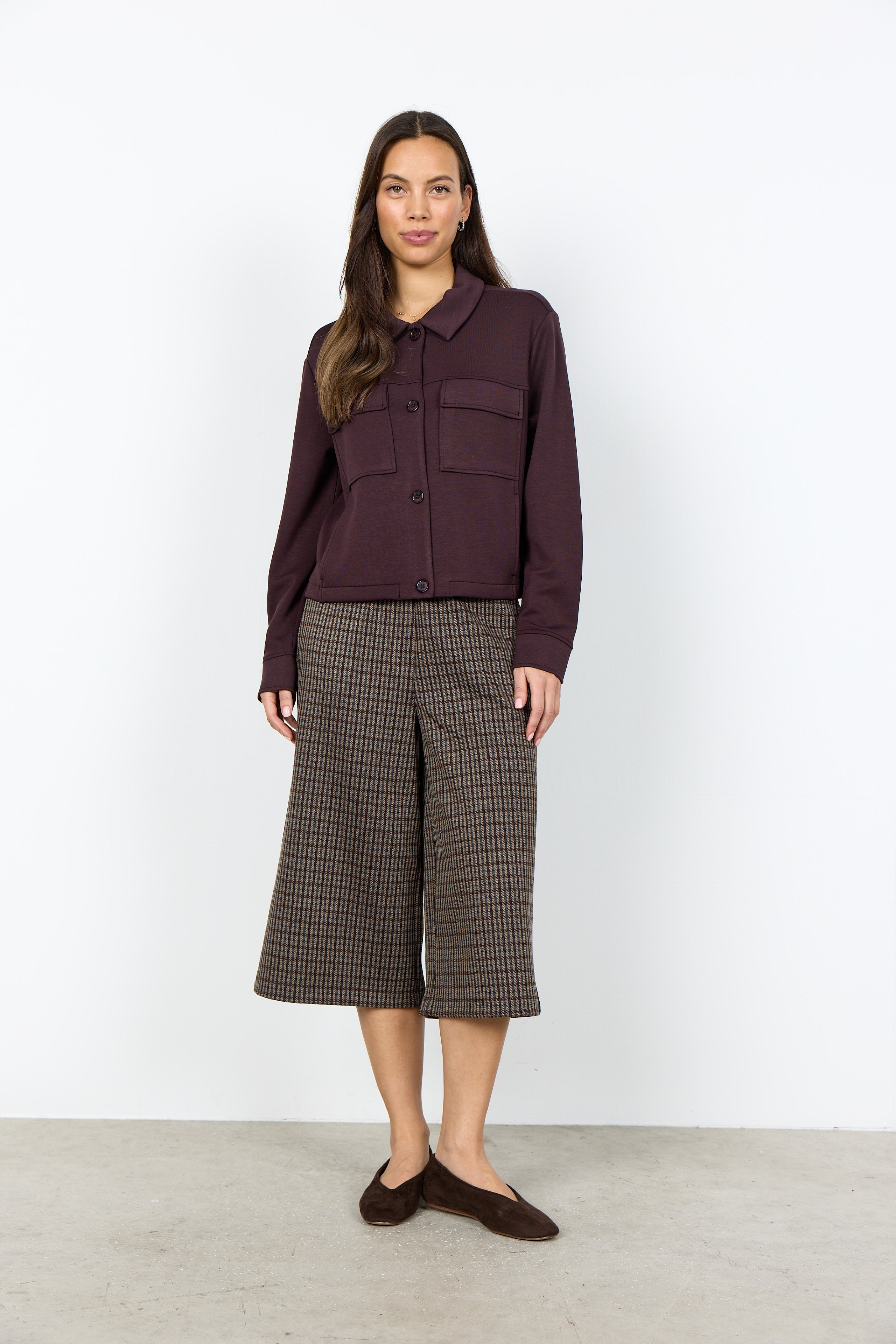 Soya Concept Banu Jacket - Chocolate Plum