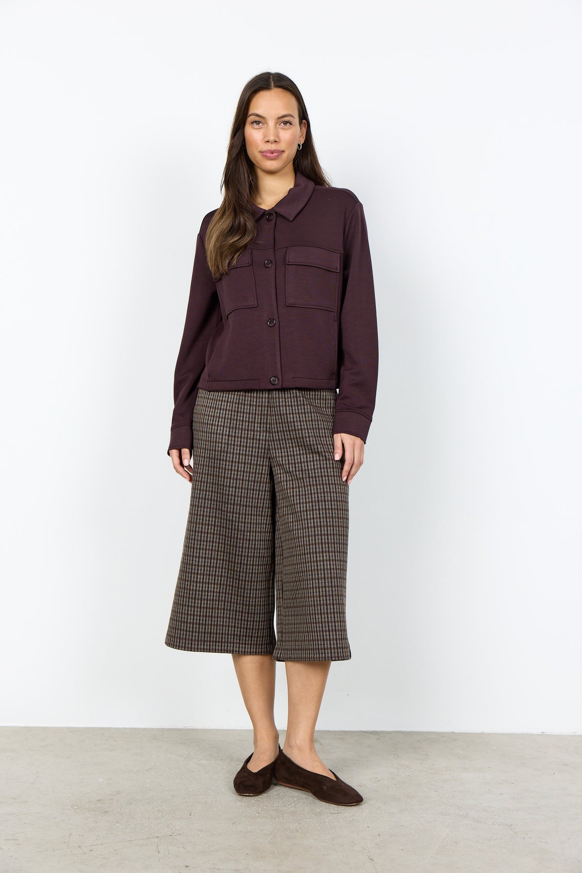 Soya Concept Banu Jacket - Chocolate Plum