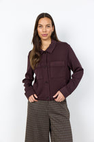 Soya Concept Banu Jacket - Chocolate Plum