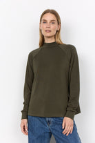 Soya Concept Banu Long Sleeve Top - Forest Night