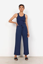 Soya Concept Banu Lounge Trousers - Blue Iris