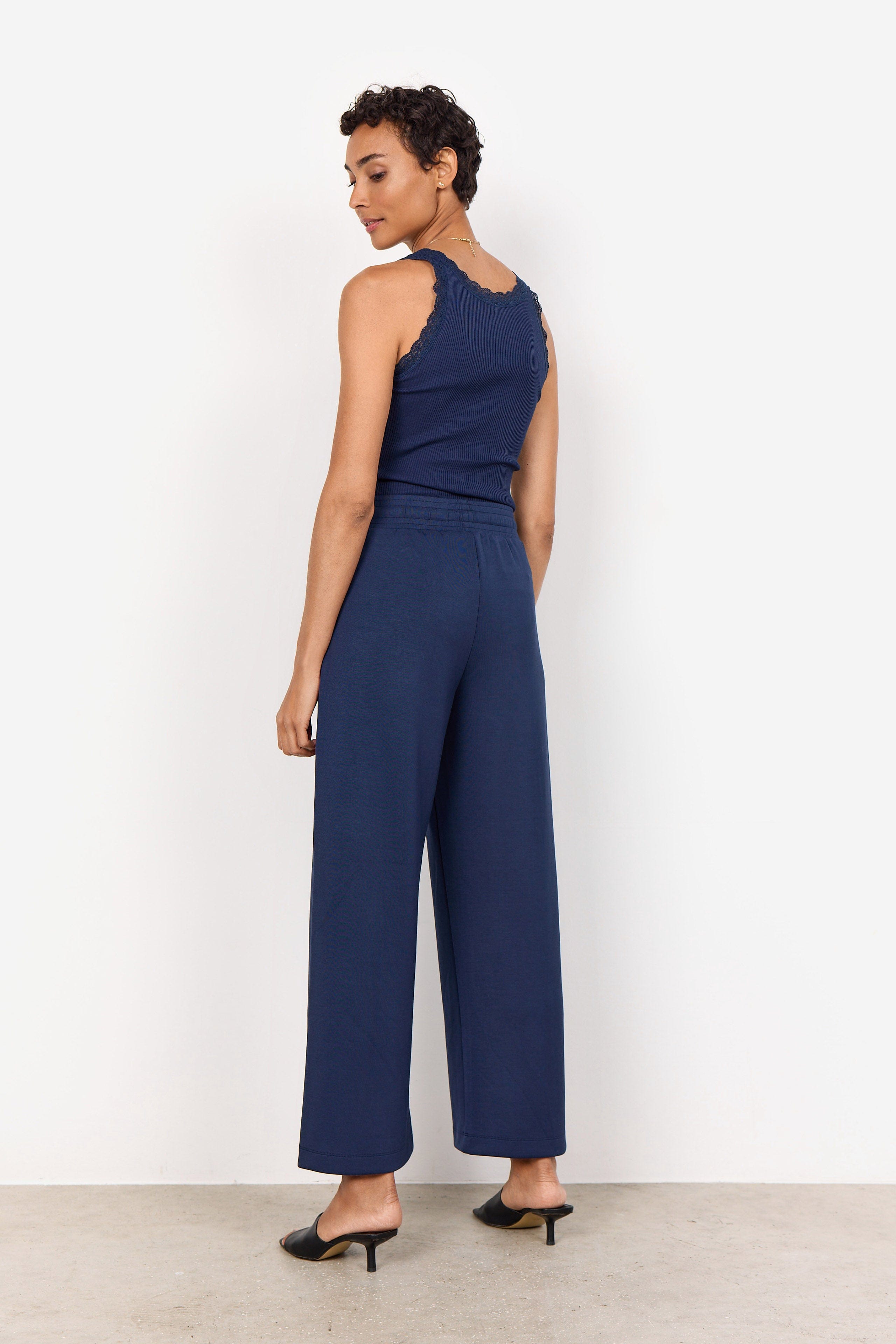 Soya Concept Banu Lounge Trousers - Blue Iris