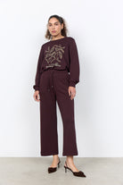 Soya Concept Banu Lounge Trousers - Chocolate Plum