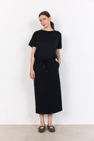 Soya Concept Banu Midi Skirt - Black