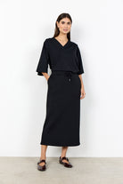 Soya Concept Banu Midi Skirt - Black