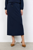 Soya Concept Banu Midi Skirt - Navy
