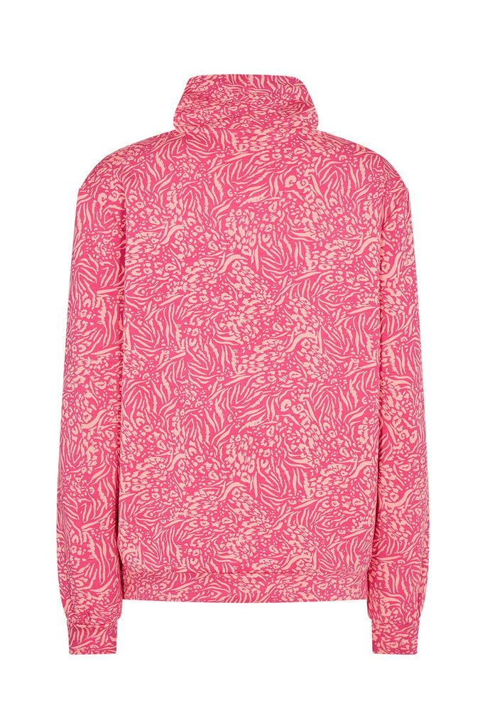 Soya Concept Banu Printed Sweatshirt - Fuchsia Rose Combi